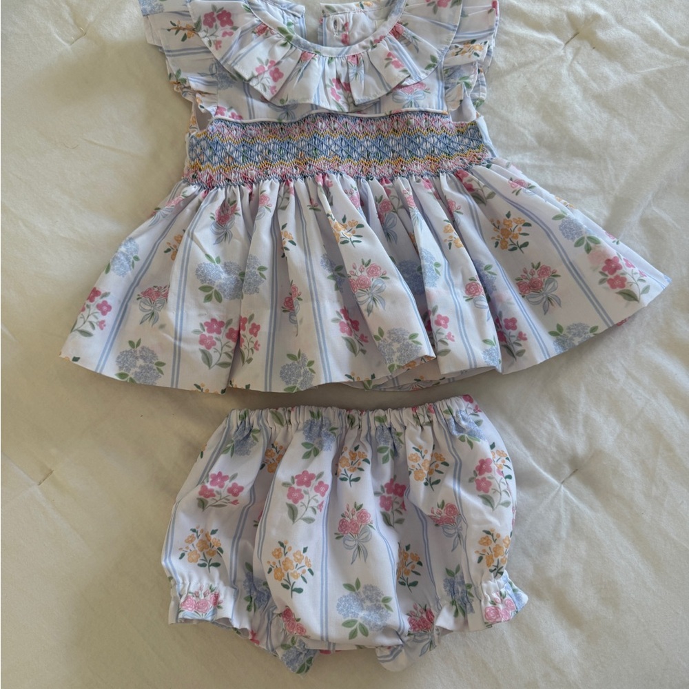 Floral Baby Dress Set